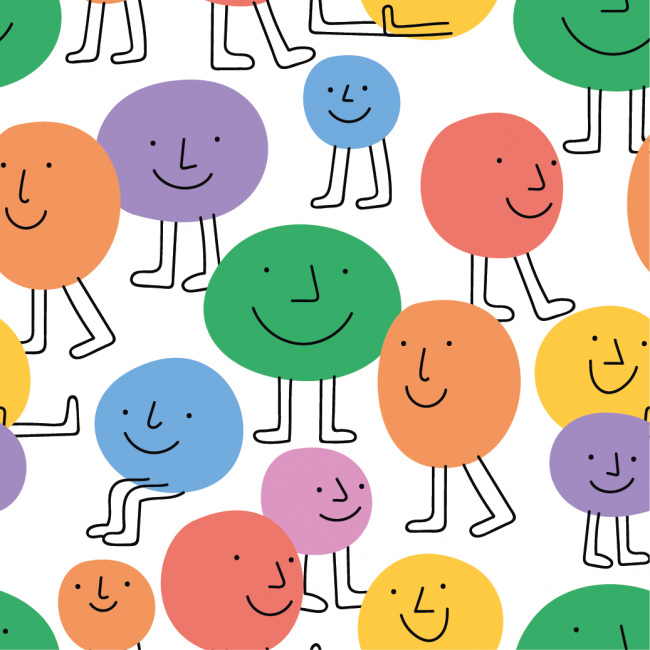 grafik: laufende smileys